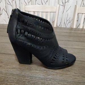 Not Rated OPEN TOE BOOTS